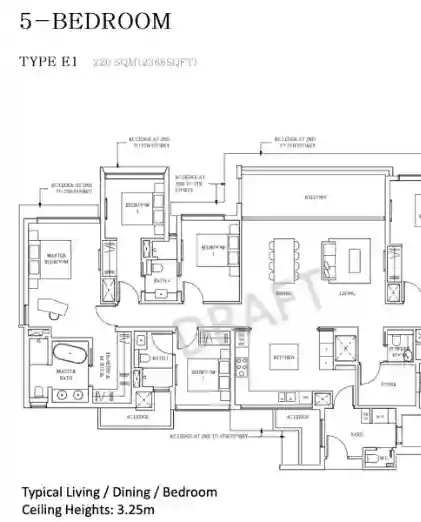 Watten Five Bedroom Floor Plans